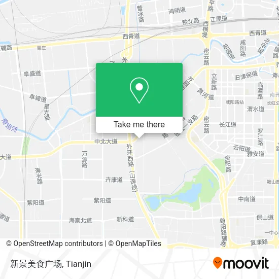 新景美食广场 map