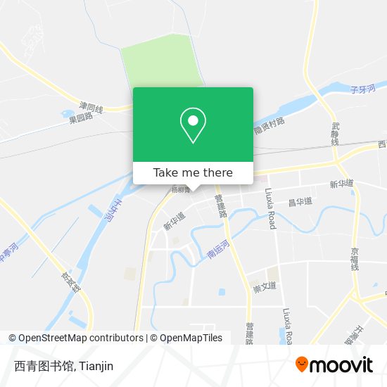 西青图书馆 map