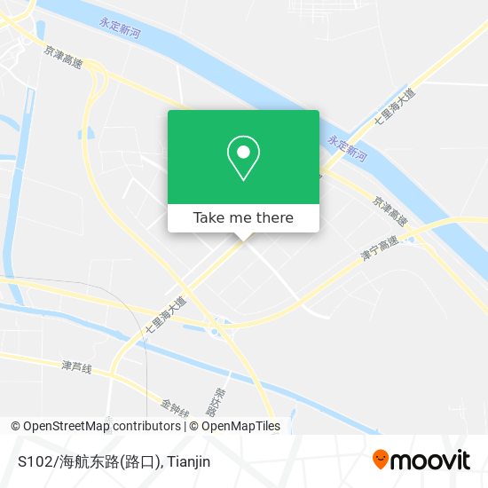 S102/海航东路(路口) map