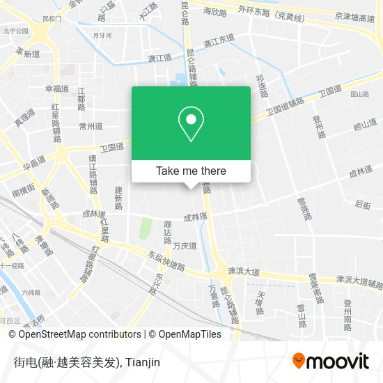 街电(融·越美容美发) map