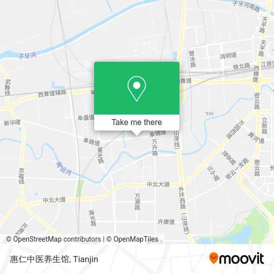 惠仁中医养生馆 map