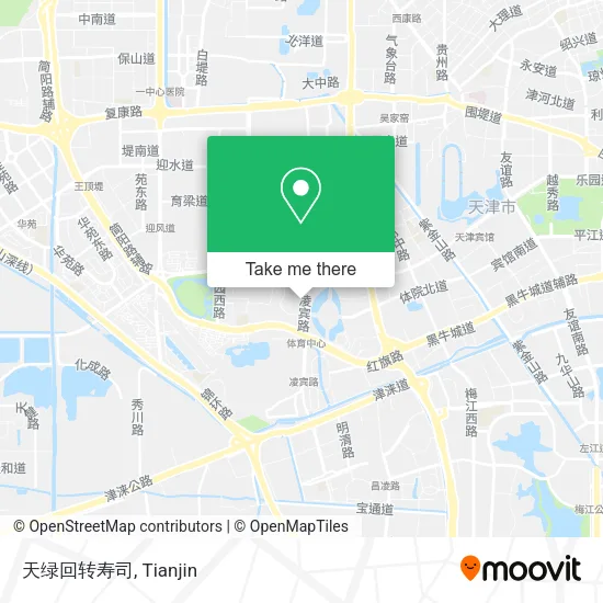 天绿回转寿司 map