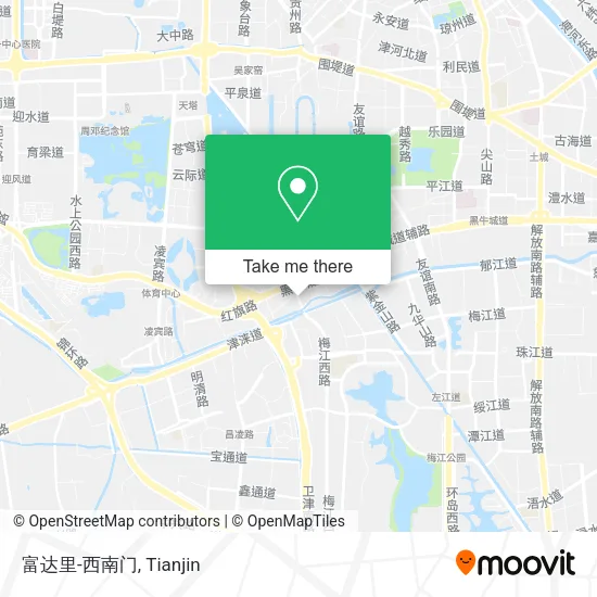 富达里-西南门 map