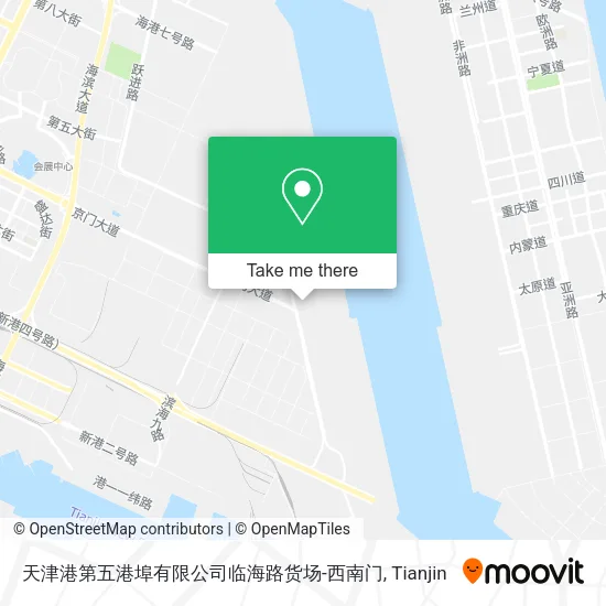 天津港第五港埠有限公司临海路货场-西南门 map