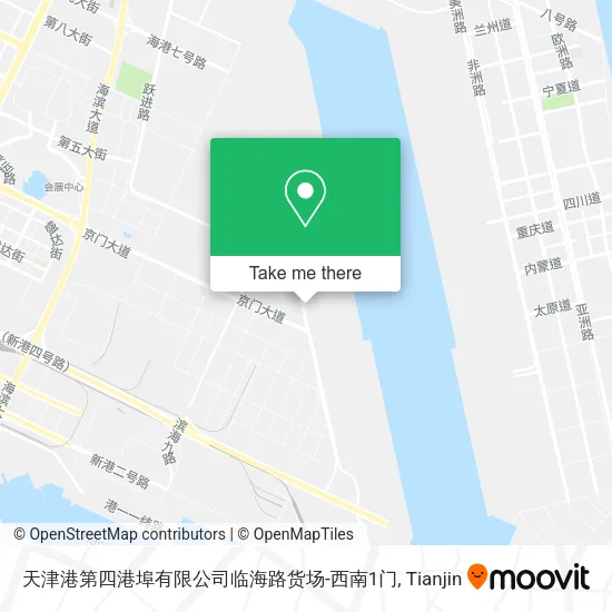 天津港第四港埠有限公司临海路货场-西南1门 map