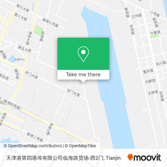 天津港第四港埠有限公司临海路货场-西2门 map