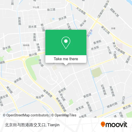 北京街与胜港路交叉口 map