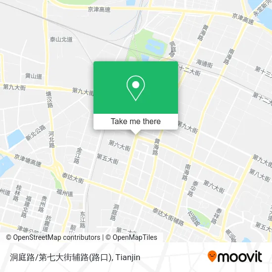 洞庭路/第七大街辅路(路口) map