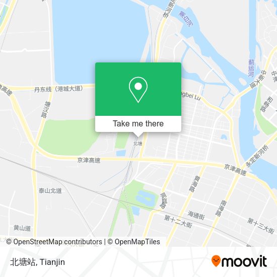 北塘站 map