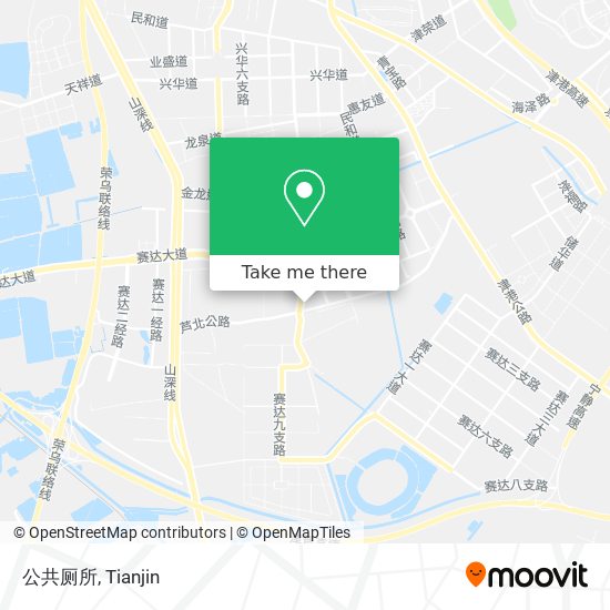 公共厕所 map