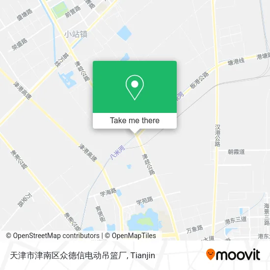 天津市津南区众德信电动吊篮厂 map