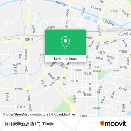 格林豪泰酒店-西1门 map