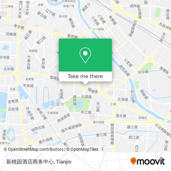 新桃园酒店商务中心 map