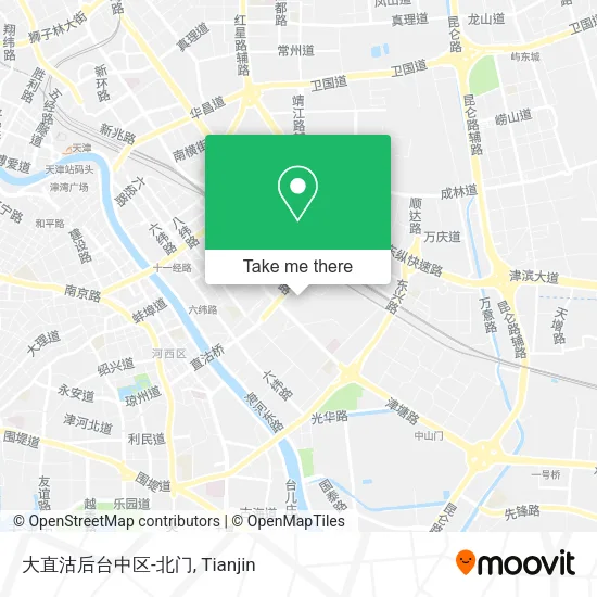 大直沽后台中区-北门 map