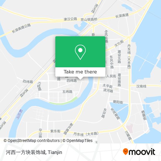 河西一方块装饰城 map
