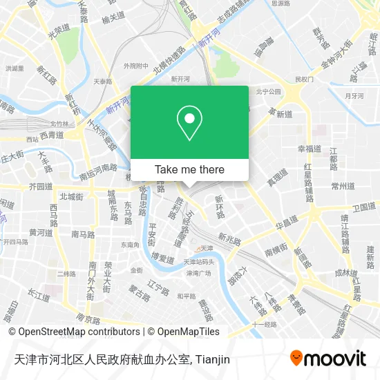 天津市河北区人民政府献血办公室 map
