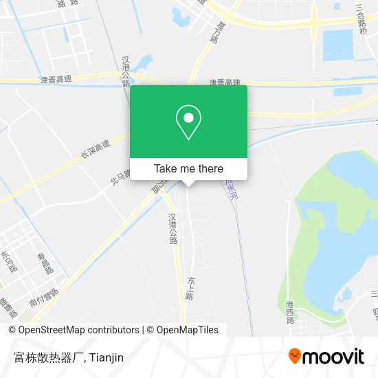 富栋散热器厂 map