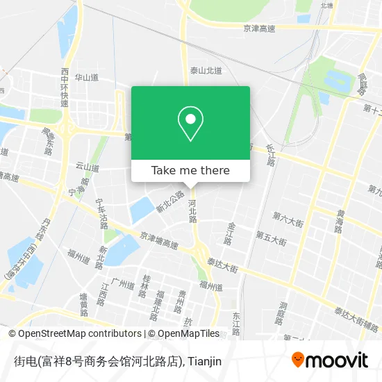 街电(富祥8号商务会馆河北路店) map