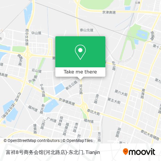 富祥8号商务会馆(河北路店)-东北门 map