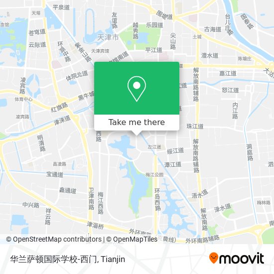 华兰萨顿国际学校-西门 map