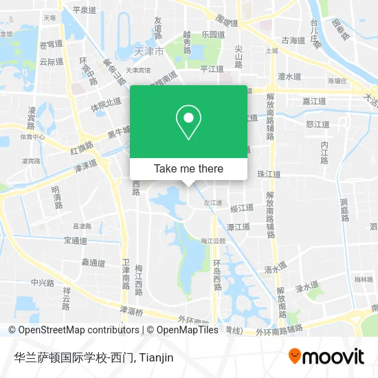 华兰萨顿国际学校-西门 map
