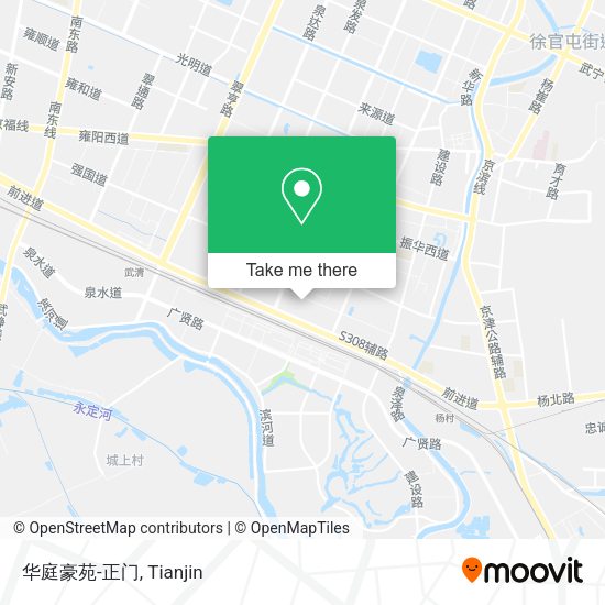 华庭豪苑-正门 map