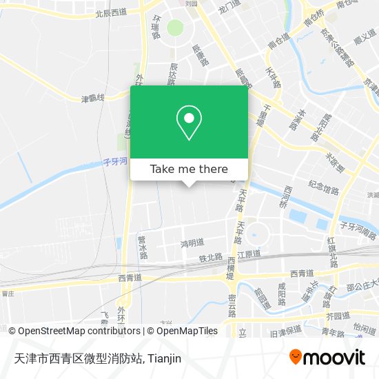 天津市西青区微型消防站 map