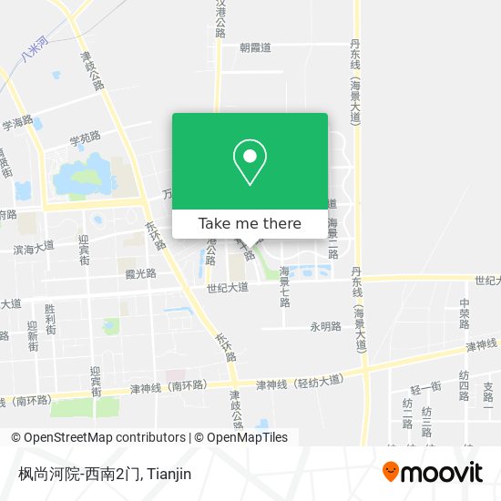 枫尚河院-西南2门 map