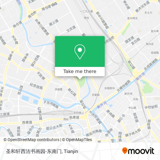 圣和轩西沽书画园-东南门 map