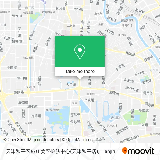 天津和平区痘庄美容护肤中心(天津和平店) map