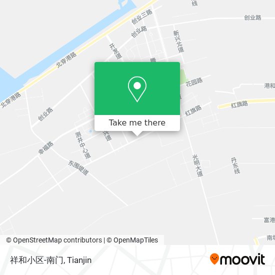 祥和小区-南门 map