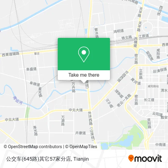 公交车(645路)其它57家分店 map