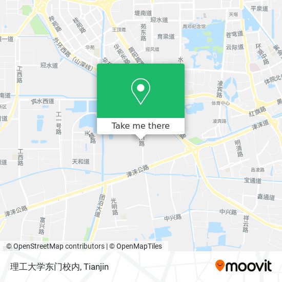 理工大学东门校内 map