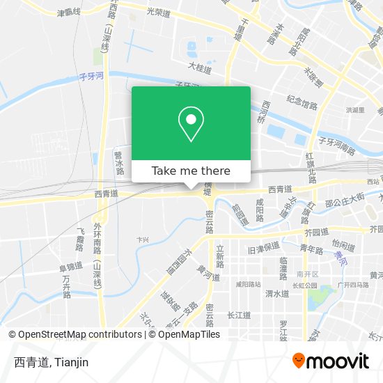 西青道 map