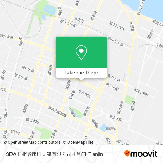 SEW工业减速机天津有限公司-1号门 map