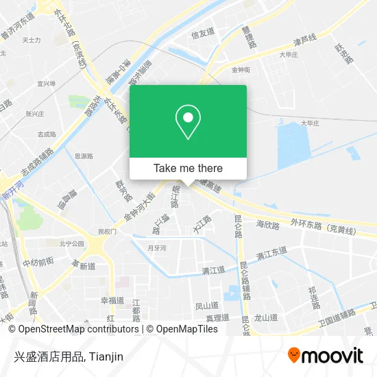 兴盛酒店用品 map