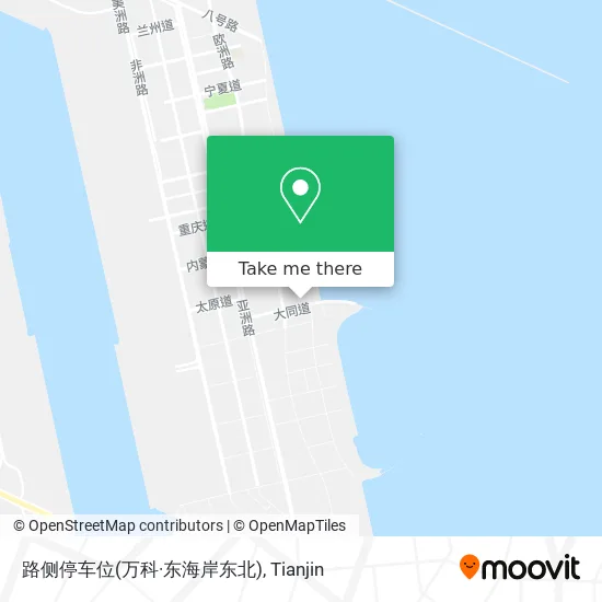 路侧停车位(万科·东海岸东北) map