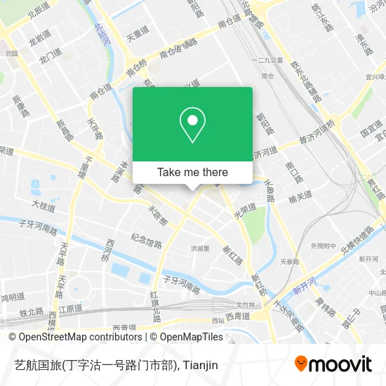 艺航国旅(丁字沽一号路门市部) map