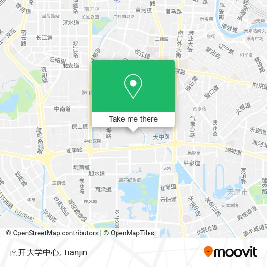 南开大学中心 map