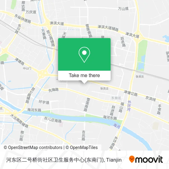 河东区二号桥街社区卫生服务中心(东南门) map