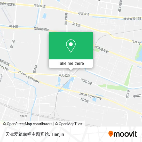 天津爱筑幸福主题宾馆 map