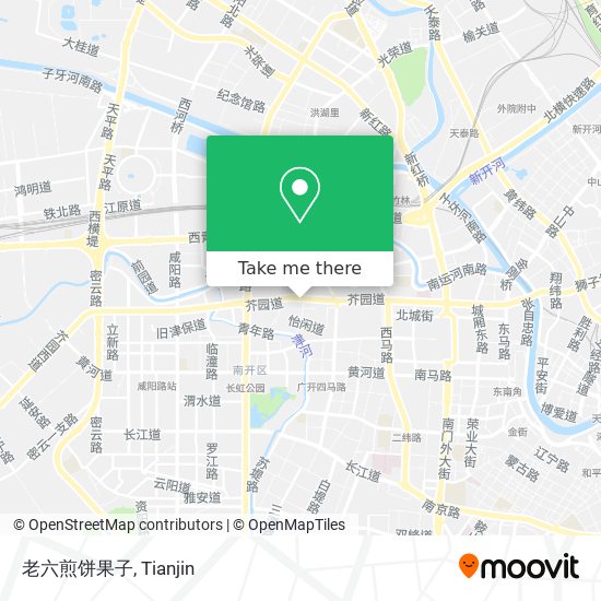 老六煎饼果子 map