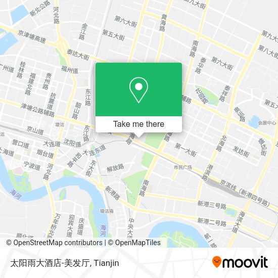 太阳雨大酒店-美发厅 map