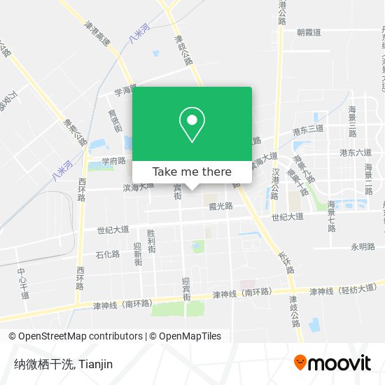 纳微栖干洗 map