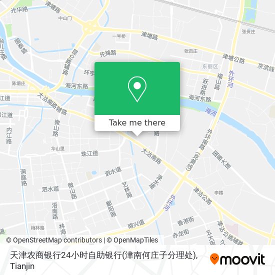 天津农商银行24小时自助银行(津南何庄子分理处) map