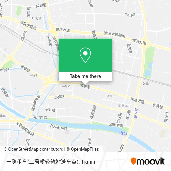 一嗨租车(二号桥轻轨站送车点) map