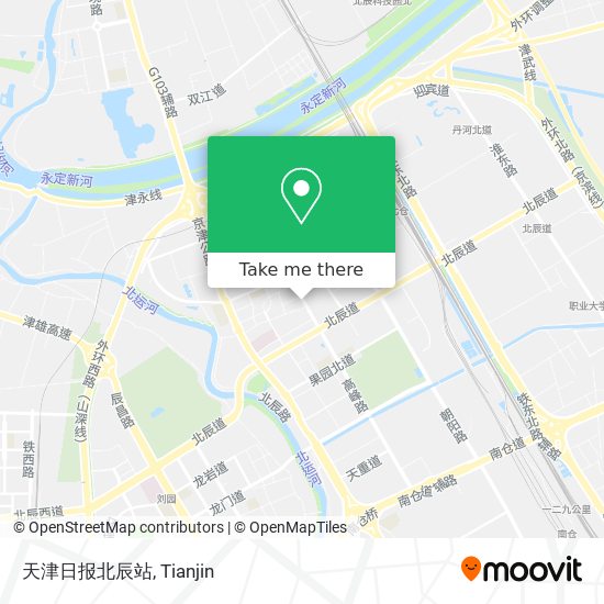 天津日报北辰站 map