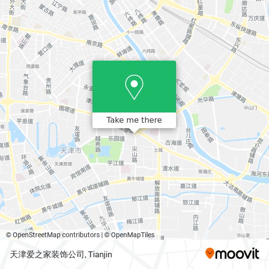 天津爱之家装饰公司 map