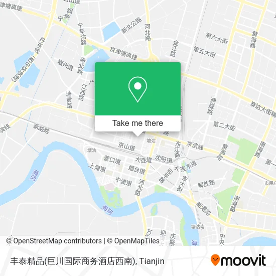 丰泰精品(巨川国际商务酒店西南) map