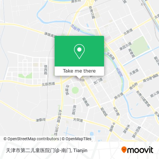 天津市第二儿童医院门诊-南门 map